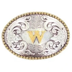 Mf Western Products M&F W Initial Belt Buckle
