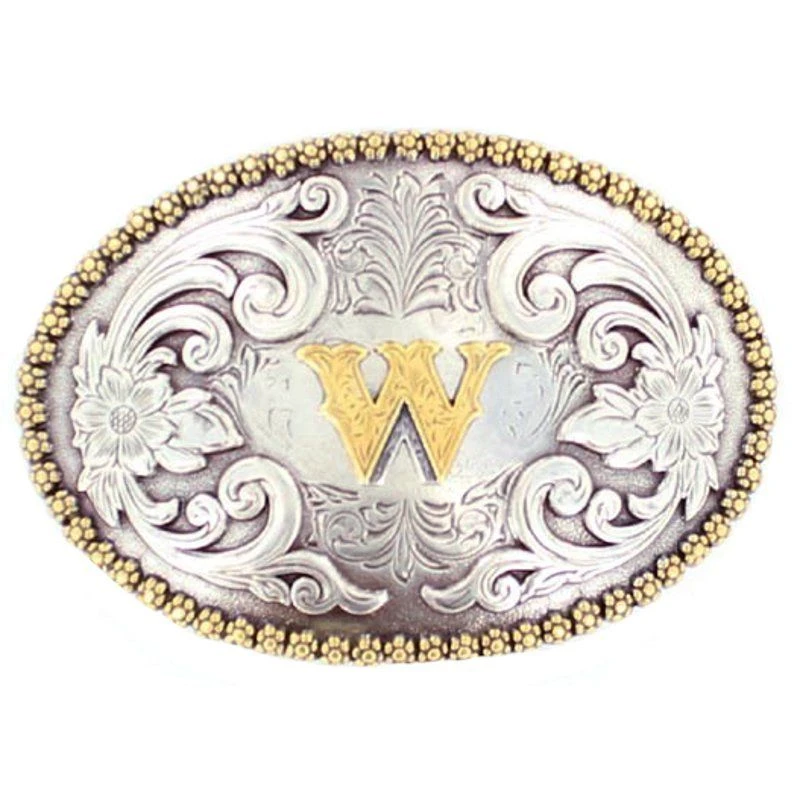 Mf Western Products M&F W Initial Belt Buckle 3 Mf Western Products M&F W Initial Belt Buckle
