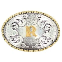 Mf Western Products M&F R Initial Belt Buckle