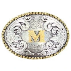 Mf Western Products M&F M Initial Belt Buckle