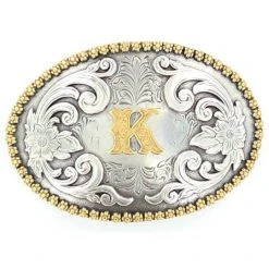 Mf Western Products M&F K Initial Belt Buckle