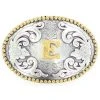 Mf Western Products M&F E Initial Belt Buckle