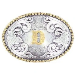 Mf Western Products M&F D Initial Belt Buckle