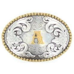 Mf Western Products M&F A Initial Belt Buckle