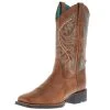 Ariat Women's Round Up Back Zip Desert Sand Western Boot -Ariat shop 159730 default l