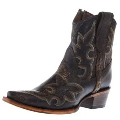 Circle G Women`s Black/Brown Embroidered 7in. Top Boot -Ariat shop 160262 default l