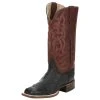 Justin Boots Women`s AQHA Cowgal Black Full Quill Ostrich 13 In Boot -Ariat shop 161524 default l