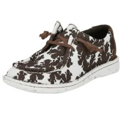 Justin Boots Women's Hazer Chocolate Cacti Casual