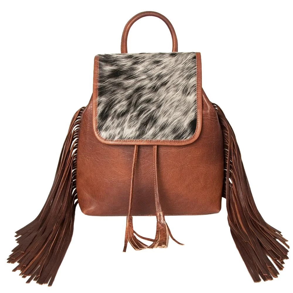 American Darling Leather Backpack With Fringe 3 American Darling Leather Backpack With Fringe