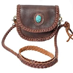 American Darling Crossbody Purse With Turquoise Stone