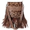 American Darling Cheetah Crossbody Purse With Fringe -Ariat shop 162069 default l