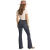 Rock & Roll Denim Women's Dark Wash Flare Jeans