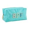Mud Pie Terrycloth SPF Patch Pouch
