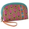 Catchfly Horseshoe Print Cosmetic Dome Bag