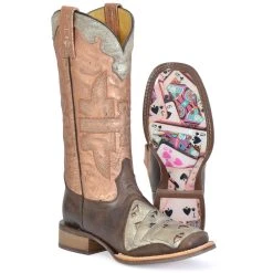 Tin Haul Women's Four Of A Kind 13In Top Cowgirl Boot