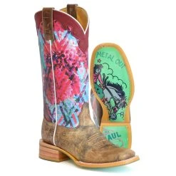 Tin Haul Women's Blooming Free 13In Top Cowgirl Boot