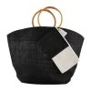 Mud Pie Black Neutral Jute Tote Set -Ariat shop 163558 default l