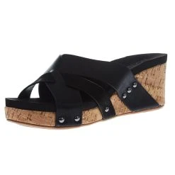 Corkys Footwear Women's Corky Amuse Black Wedge