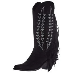 Liberty Black Women's Black Nobuck Grease Negro