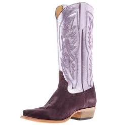 Macie Bean Women's Cosmic Cowgirl 13 In Pink Metallic Top Cowgirl Boot