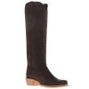 R. WATSON BOOTS R Watson Boots Women's Chocolate Nubuck Python 17 In Top Cowgirl Boot -Ariat shop 164648 default l