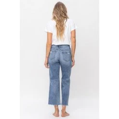 Flying Monkey Women's High Rise Dad Jean