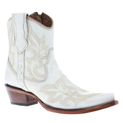 Circle G Womens Velo Pearl 7 In Zipper Top Bootie