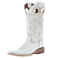 Circle G Womens Velo Pearl Cutout 12 In Embroidery Top Cowgirl Boot
