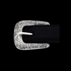 Vogt Silversmiths The Engraved New Yorker 1in. Buckle