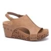 Corkys Footwear Carley Women's Taupe Smooth Leopard Wedge Sandal -Ariat shop 165018 default l 9beb52ab 0237 4cad be2c 5e780c027868