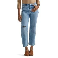Wrangler Women's Rodeo Straight Leg Cropped Jeans