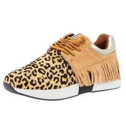 Shu Shop Ladies Leopard Pepa Tennis Shoe