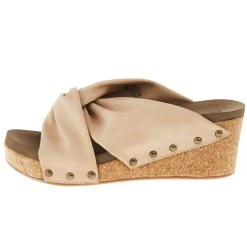 Corkys Footwear Women`s Corky's Cheerful Tan Wedge -Ariat shop 30 5394 TAN 03
