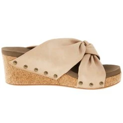 Corkys Footwear Women`s Corky's Cheerful Tan Wedge -Ariat shop 30 5394 TAN 05