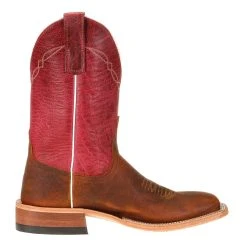 Anderson Bean Women's Saddle Elk Butt With 10` Wine Lava Top -Ariat shop 321602 3