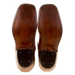 Anderson Bean Women's Rum Brown MD Smooth Ostrich -Ariat shop 325014 12