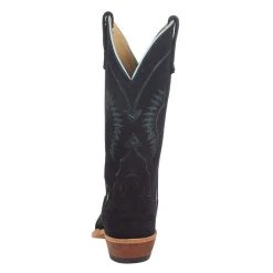 Anderson Bean Women's Black Deertan Roughout 13 In. Deertan Top Cowgirl Boot -Ariat shop 332277 4
