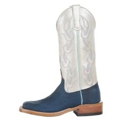 Anderson Bean Women`s AB Ride Ready Blue Safari Shark 13in Shell Luster Top -Ariat shop 332282 3