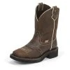 Justin Boots Women's Brown Flower Embossed Cowgirl Boots 1 Justin Boots Women's Brown Flower Embossed Cowgirl Boots -Ariat shop 34515 default l