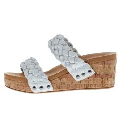 Corkys Footwear Corky's Women's Delightful White Metallic -Ariat shop 41 0110 WHME Q 03