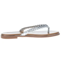 Corkys Footwear Women's Corky Pigtail Silver -Ariat shop 41 0134 SILV R 05