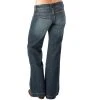 Stetson Womens Relaxed Fit Dark Wash 214 City Trouser Jeans Regular Inseam -Ariat shop 5600 default l