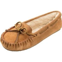 Minnetonka Cinnamon Cally Suede Mocs