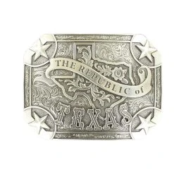 Mf Western Products Unisex M&F Western Republic Of Texas Buckle With Stars