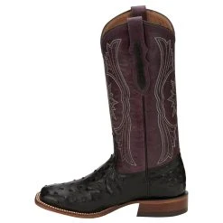 Tony Lama Women's Farron Black Full Quill Boot -Ariat shop 7402L 6