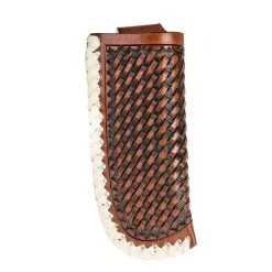 Western Fashion Twisted X Cognac/Basketweave Knife Sheath XW3-3