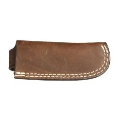 Western Fashion Leather Distressed Brown Knife Sheath KS172