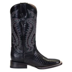 Ferrini Women's Black Teju Lizard Cowgirl Boots -Ariat shop 8119304070B PG 47 2382