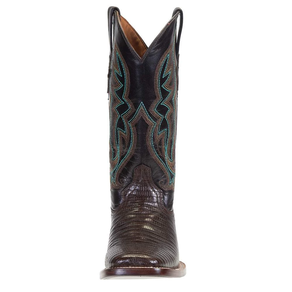 Ferrini Women's Chocolate Teju Lizard Cowgirl Boots 4 Ferrini Women's Chocolate Teju Lizard Cowgirl Boots - Image 2
