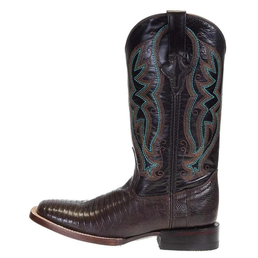 Ferrini Women's Chocolate Teju Lizard Cowgirl Boots 5 Ferrini Women's Chocolate Teju Lizard Cowgirl Boots - Image 3